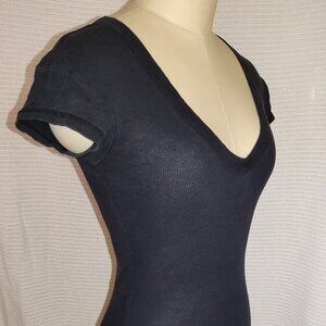 Black Short Sleeve V-neck Top | The Original Arizona Jean Company